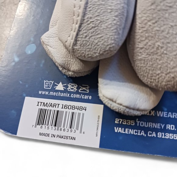 Mechanix Wear 2 Pairs Cold Weather Goatskin Leather Industrial Work Glove Size M - Picture 6 of 6